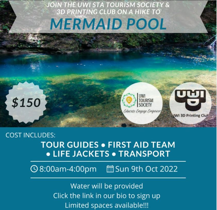 UWI Tourism Society Mermaid Pools