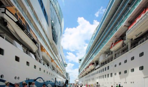 Cruise Ships at St Maarten